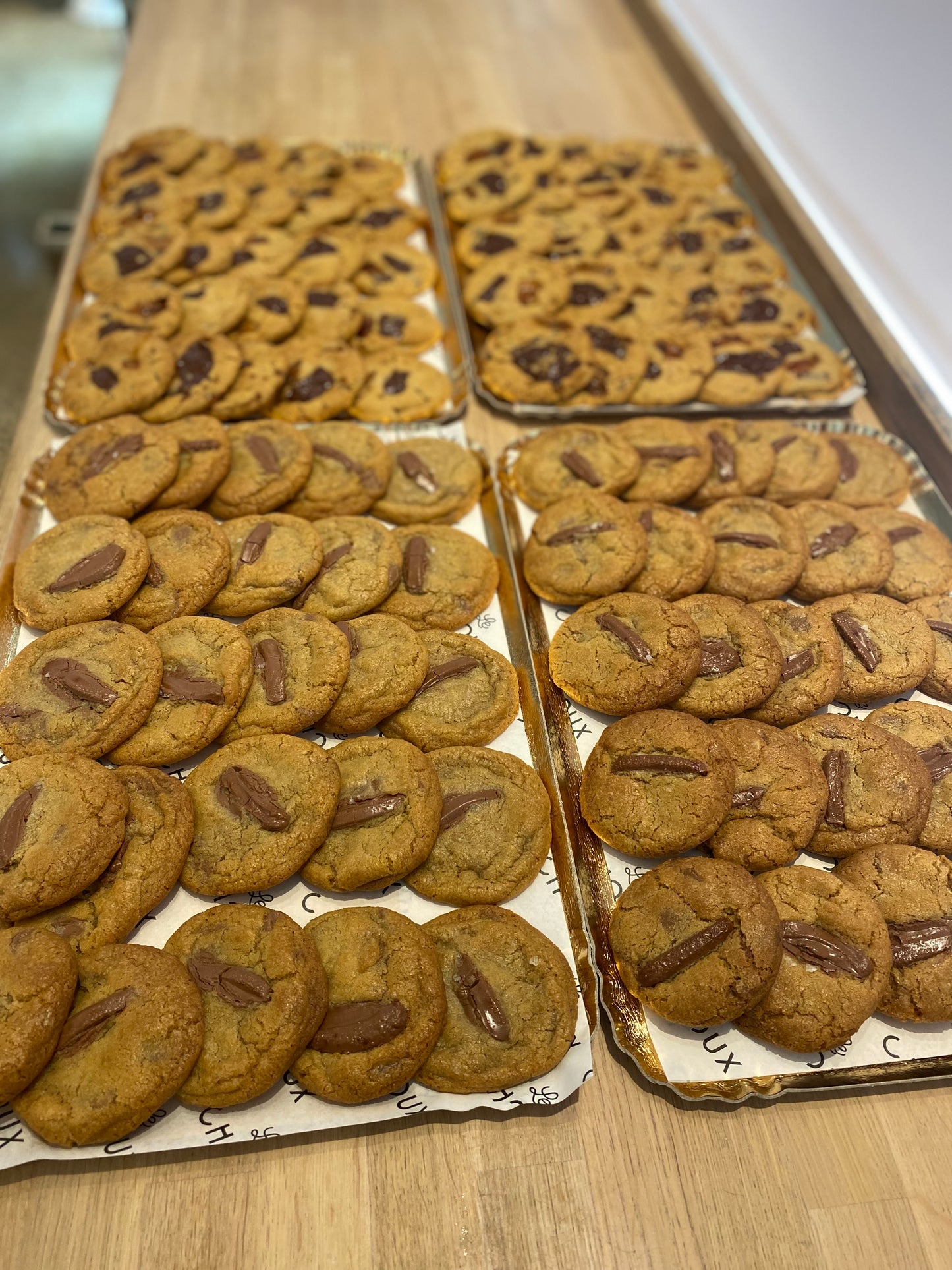 Platter of 40 Mini milk chocolate cookies