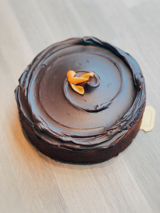 "Jaffa Cake" Orange & Almond Cake with Chocolate Ganache (GF, DF)